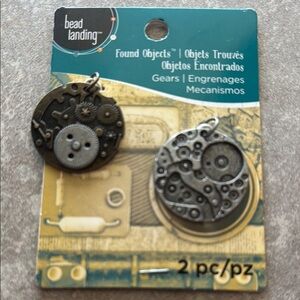 Bead Landing SteampunkGear Charms